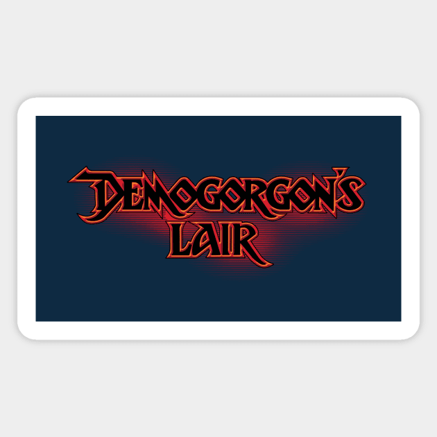 Demogorgon's Lair Sticker by DCLawrenceUK